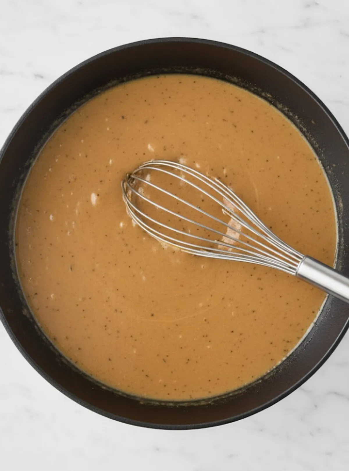 smooth brown turkey gravy