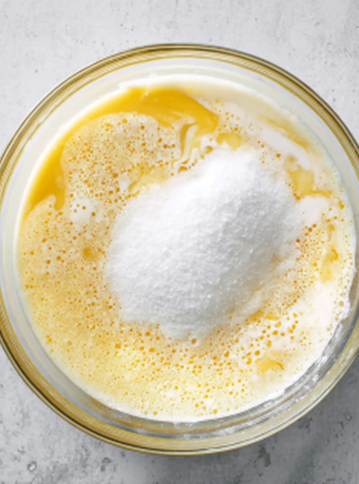 sugar butter mix bowl