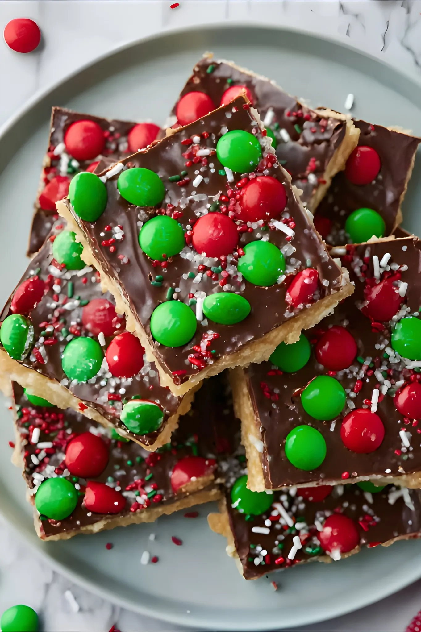 Chocolate toffee squares