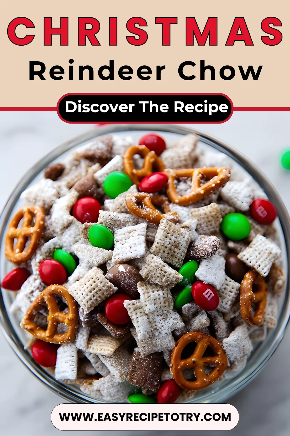 Christmas Reindeer Chow RECIPE