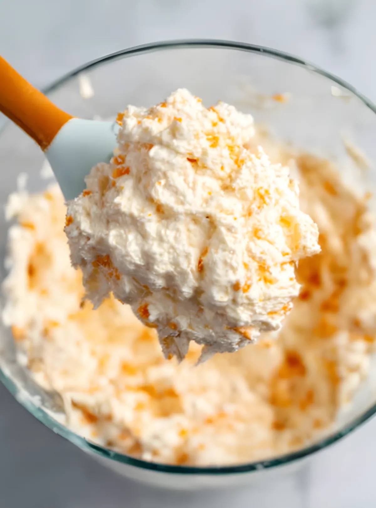 Fluffy cheese mixture