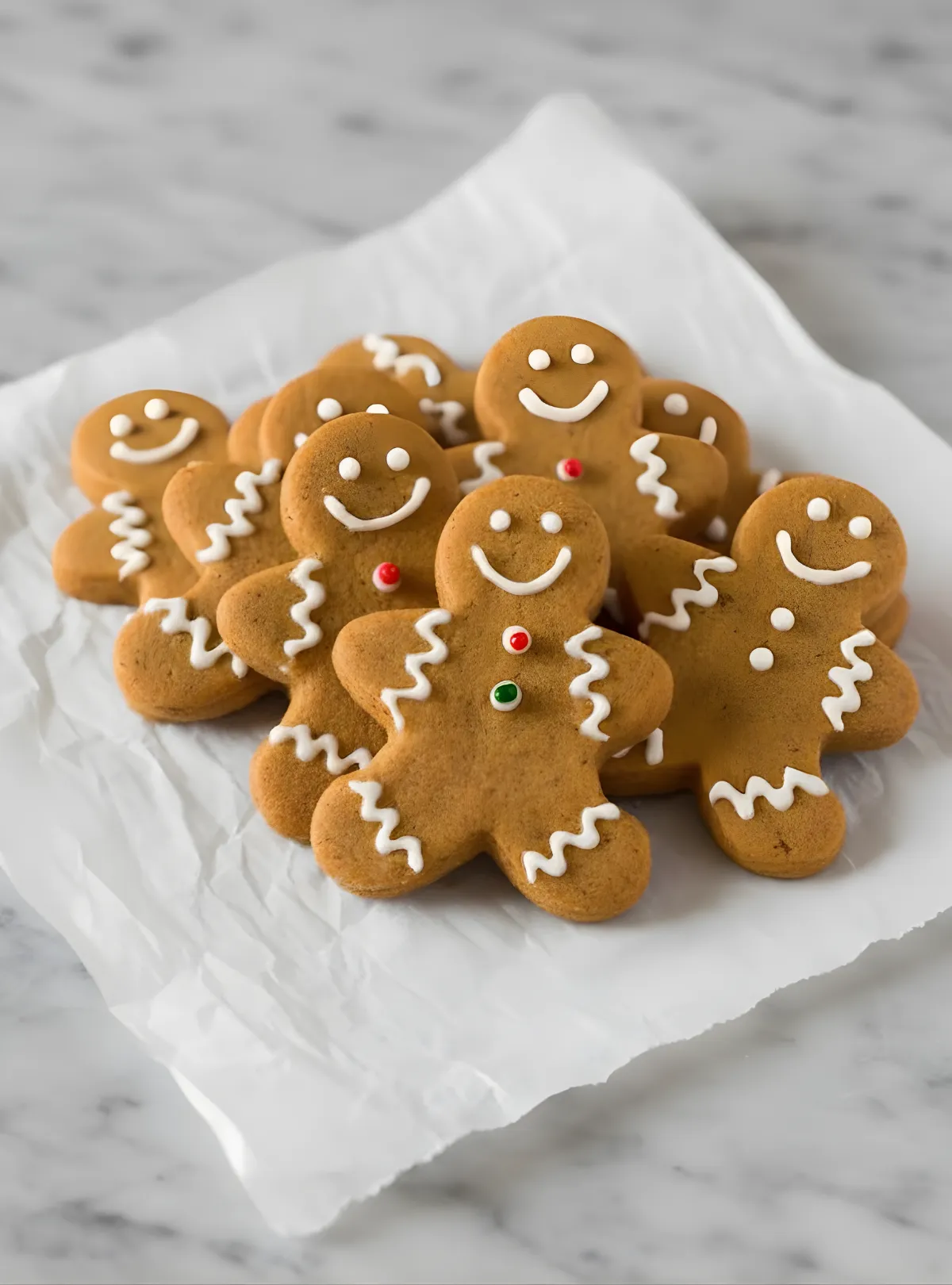 Gingerbread cookies plate