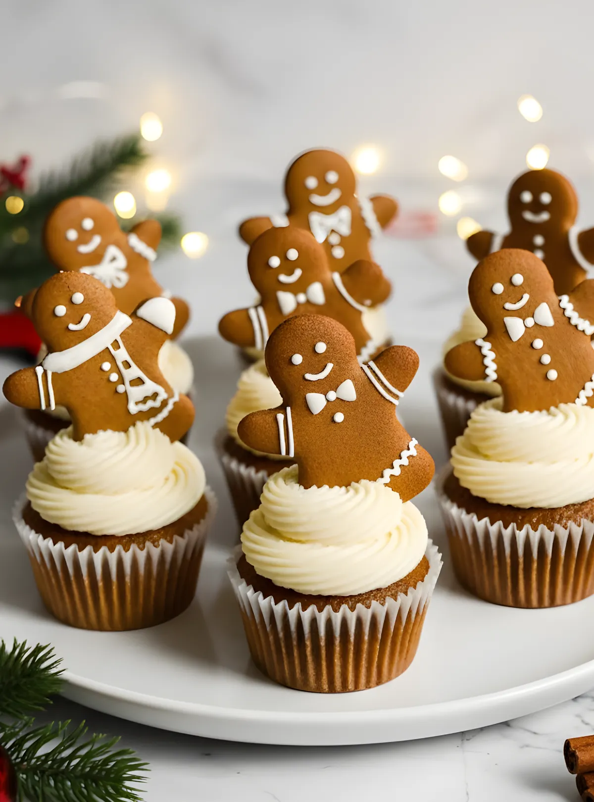 Gingerbread cupcake