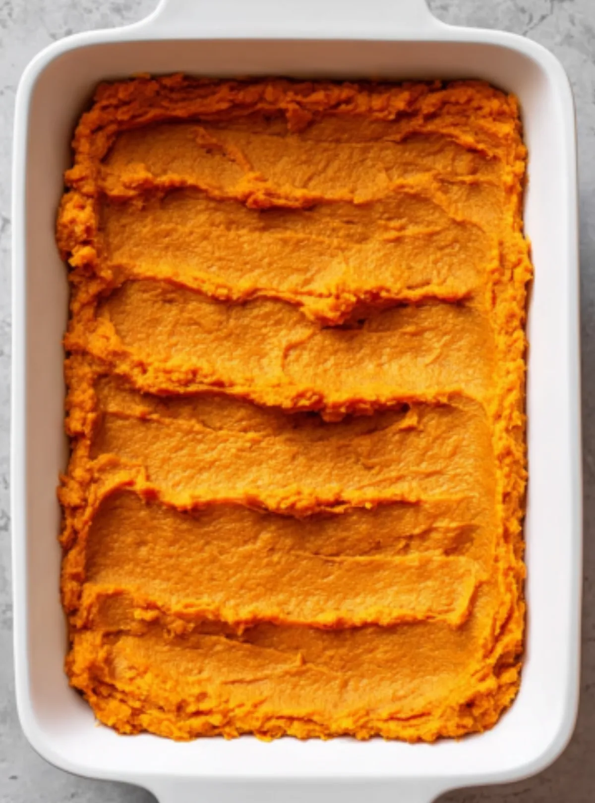 Mashed sweet potato dish
