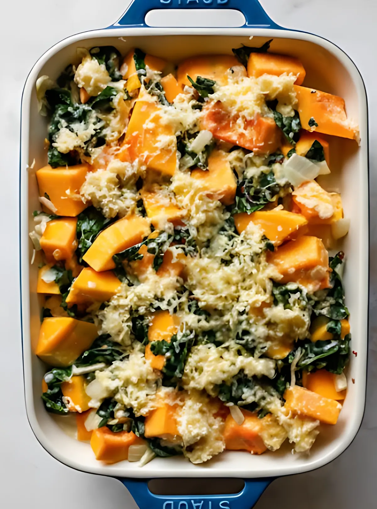 Unbaked squash casserole