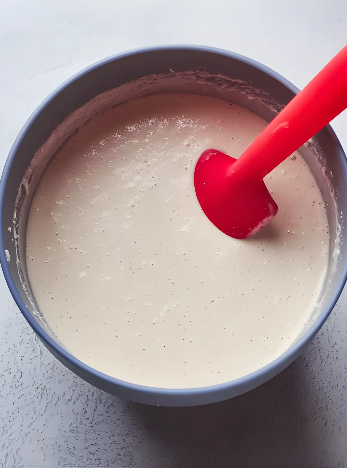 White cupcake batter