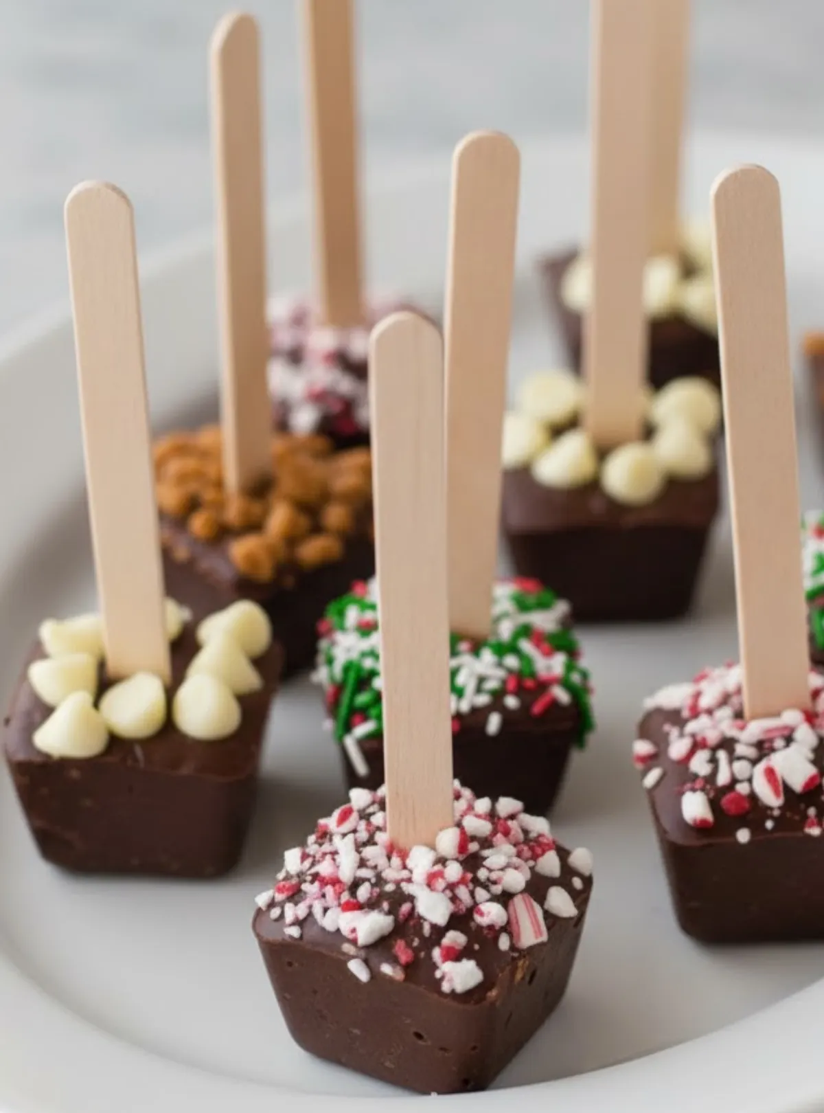 chocolate sticks candy cane