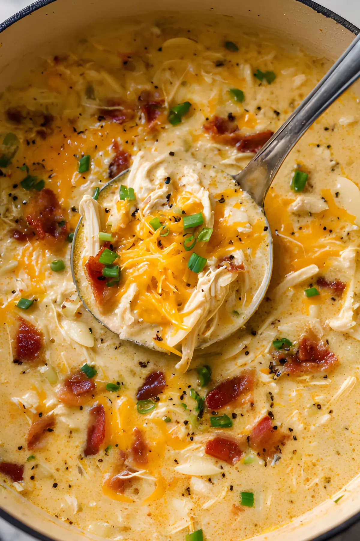 creamy chicken soup pot