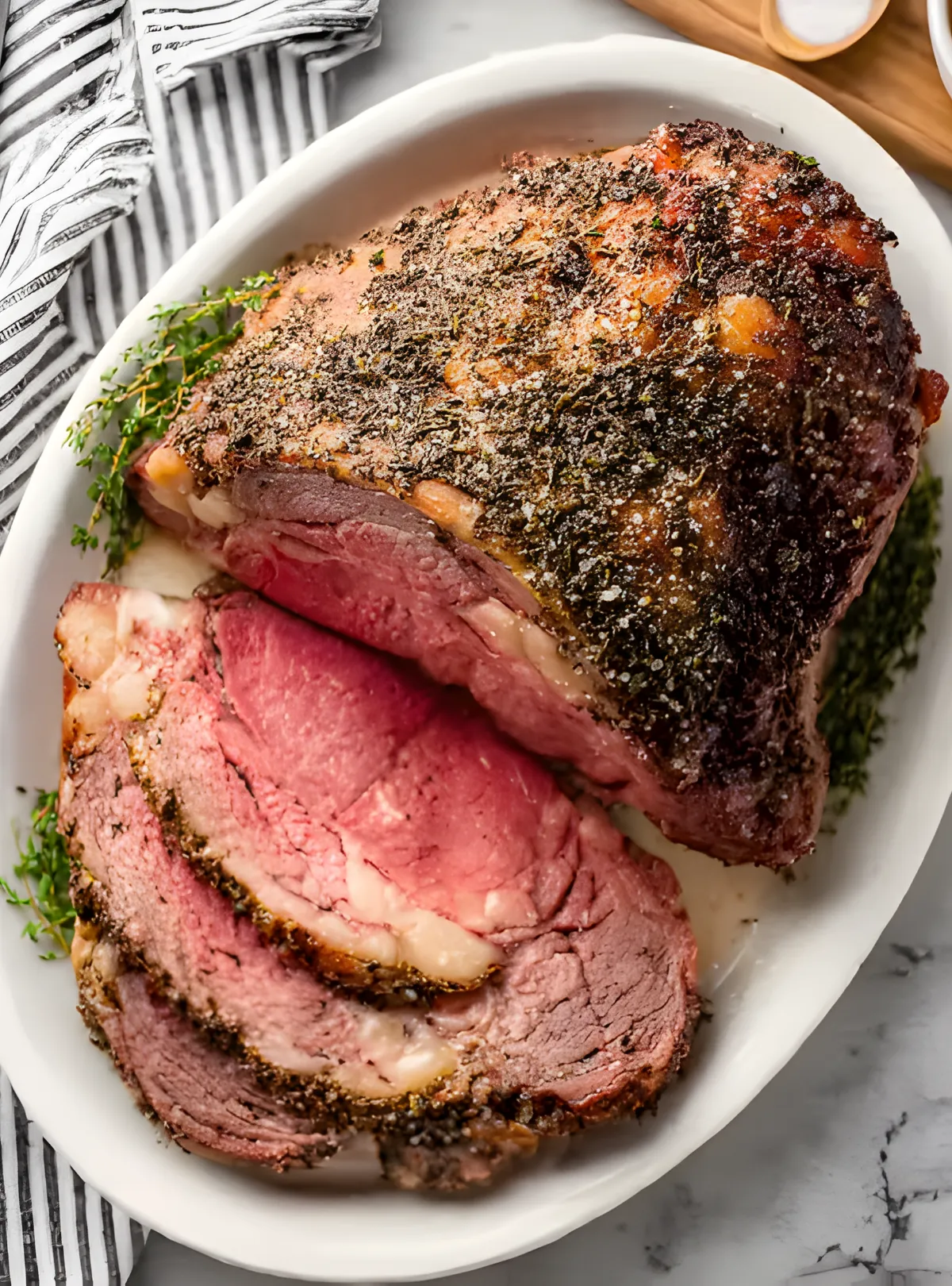 herb crusted prime rib