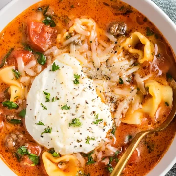 lasagna soup bowl ricotta