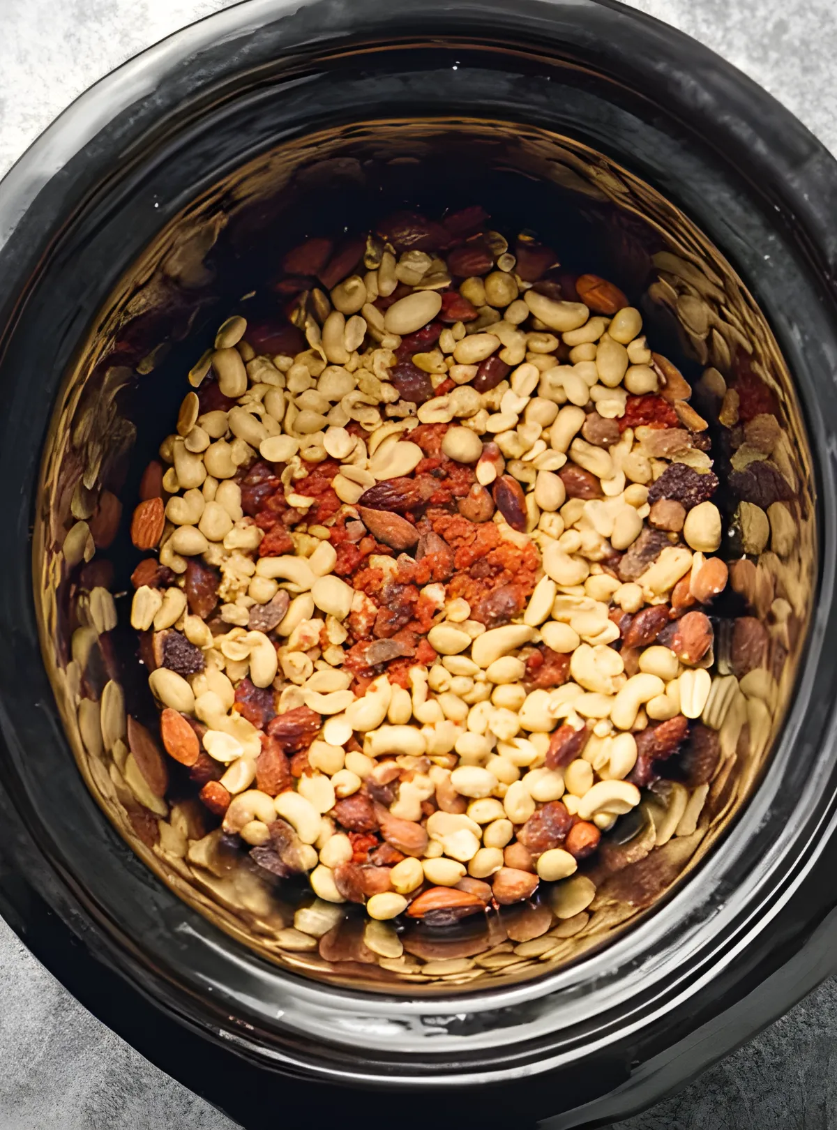 nuts in crockpot