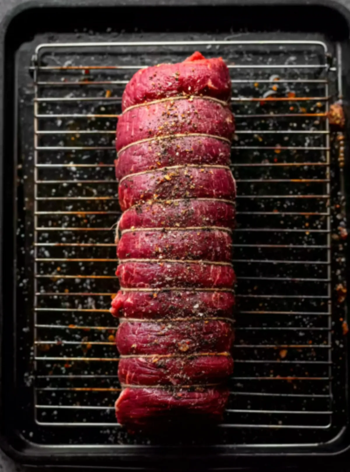 raw seasoned beef tenderloin