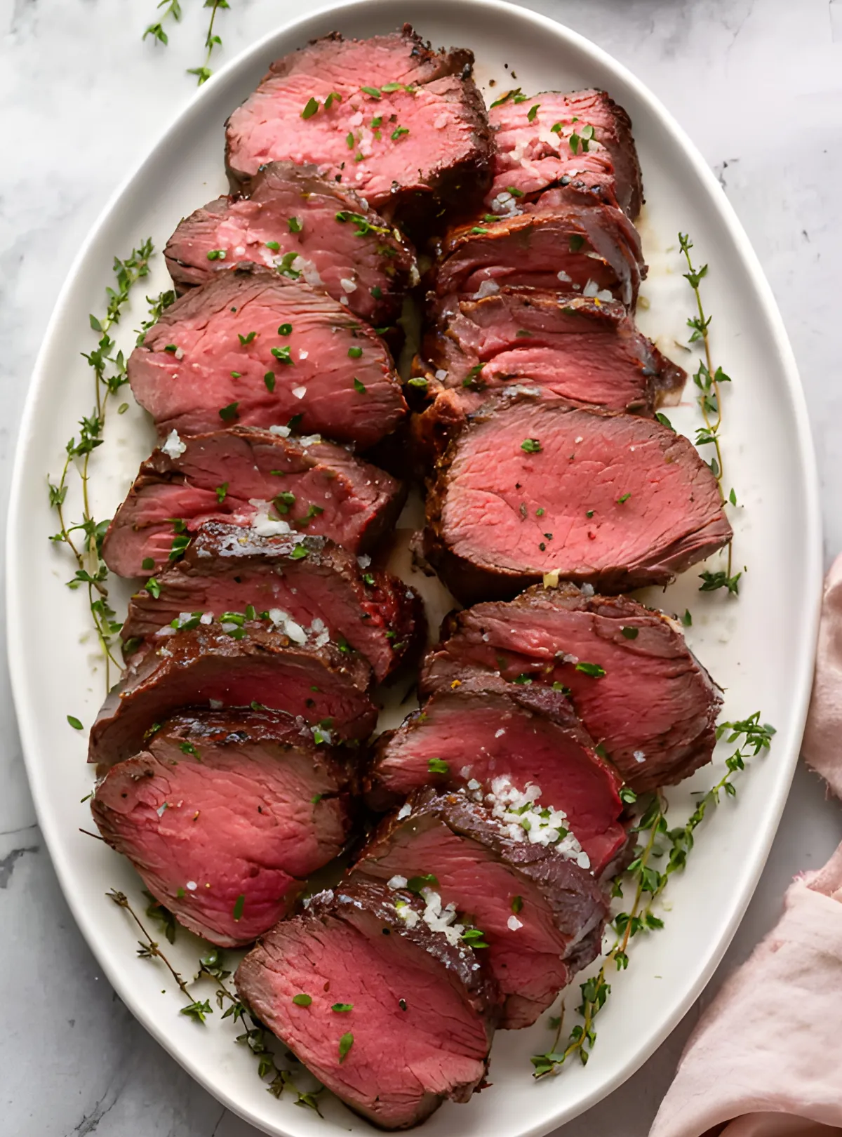 sliced beef tenderloin