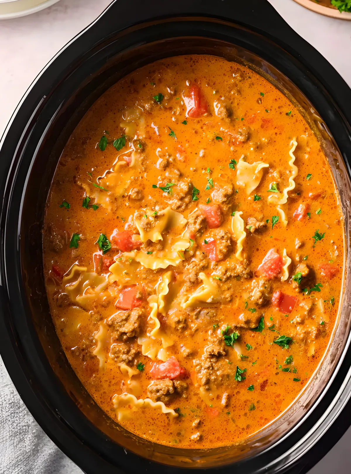 slow cooker lasagna soupe easy recipe