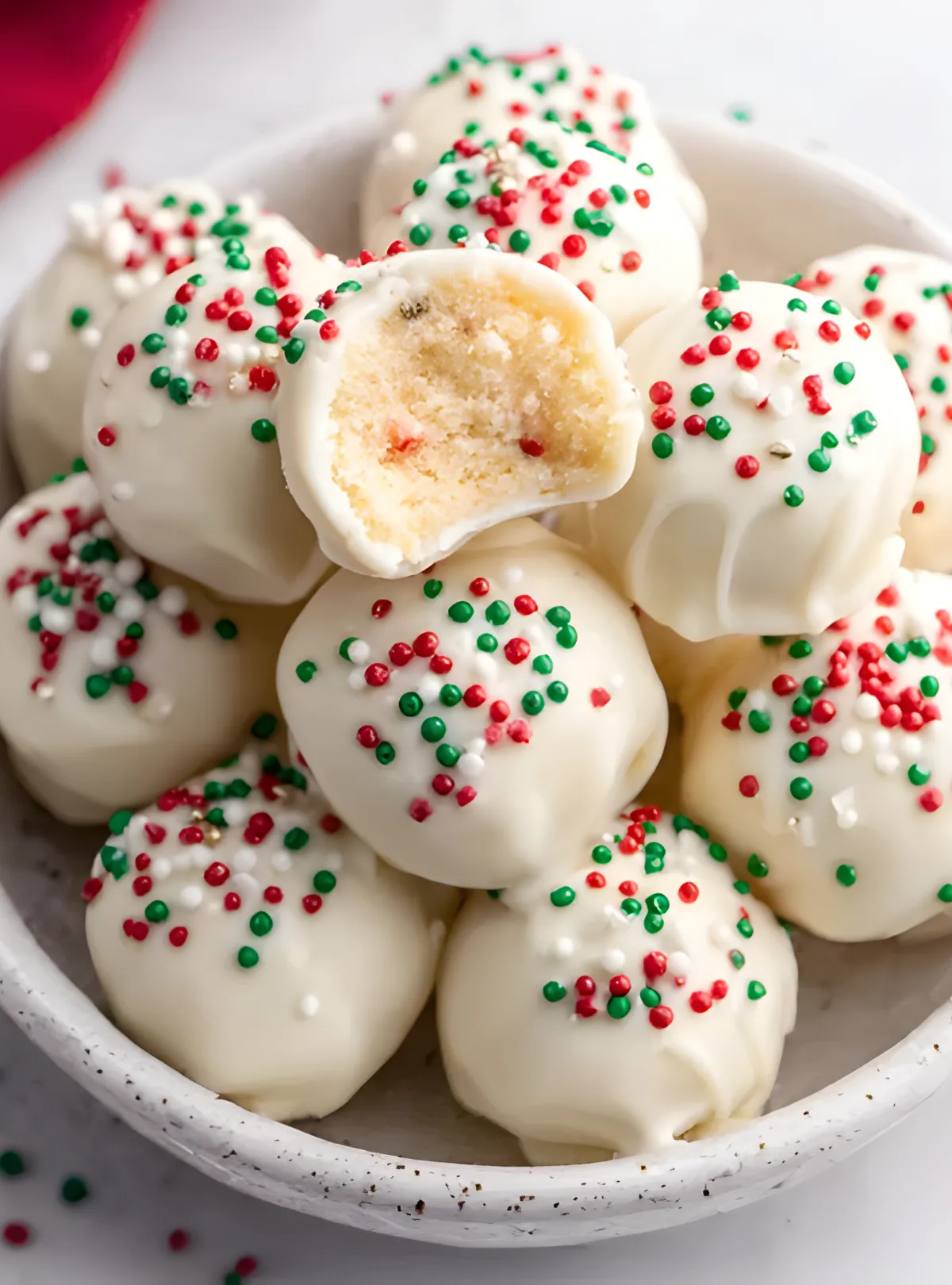 white chocolate truffles