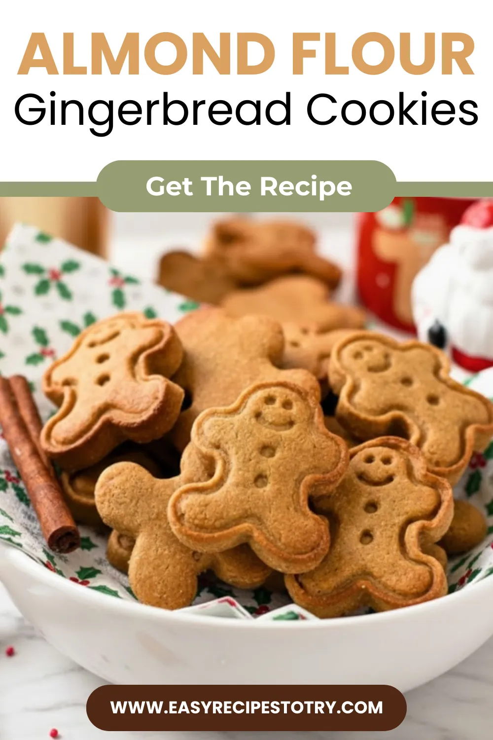 Almond Flour Gingerbread Cookies recipe