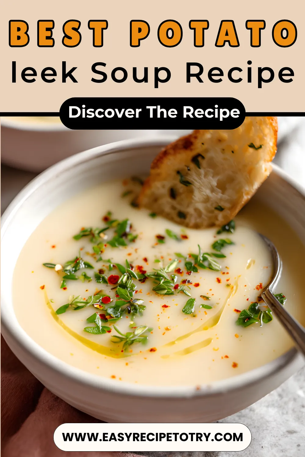 BEST potato leek Soup