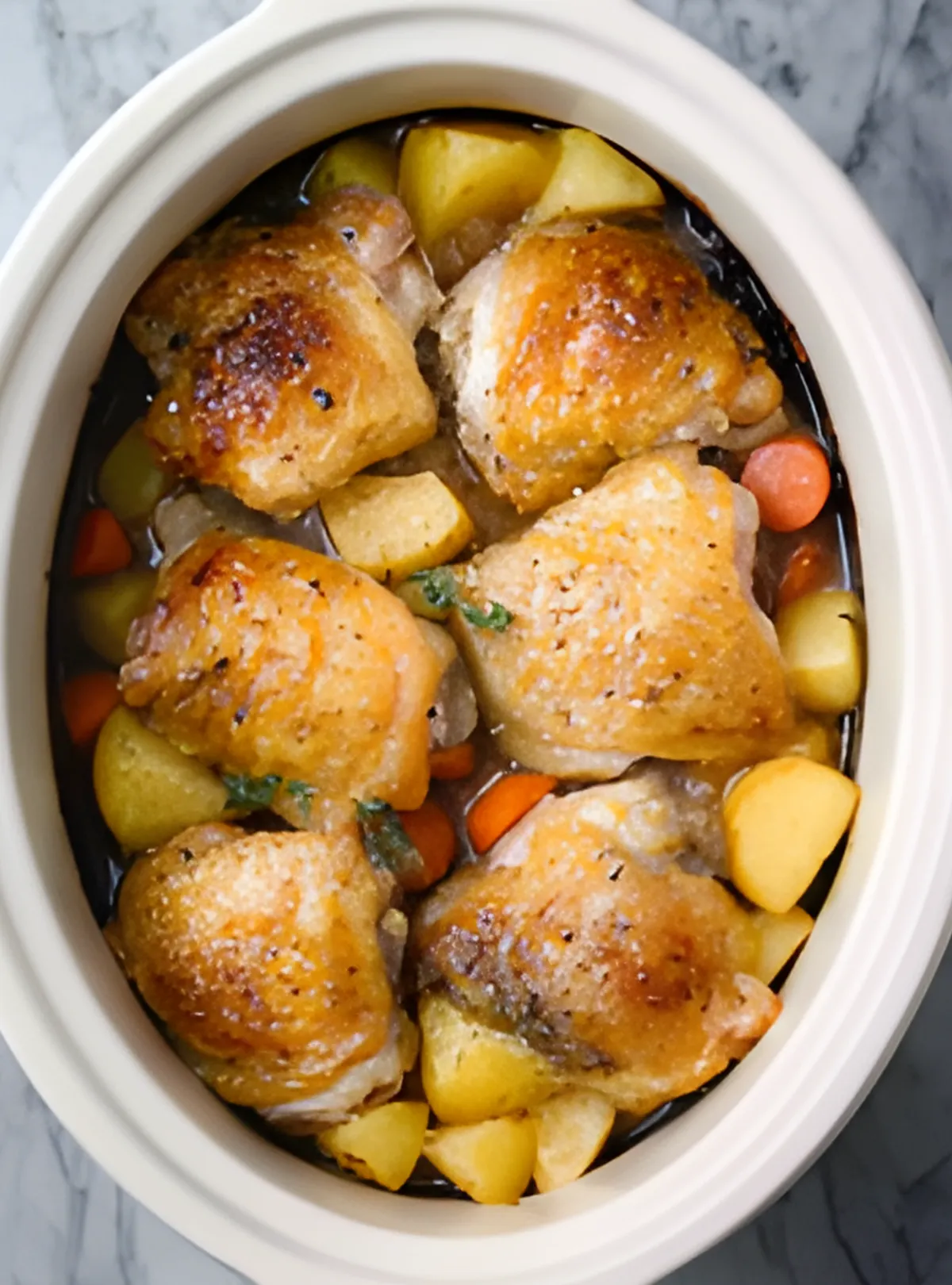 Baked chicken potatoes