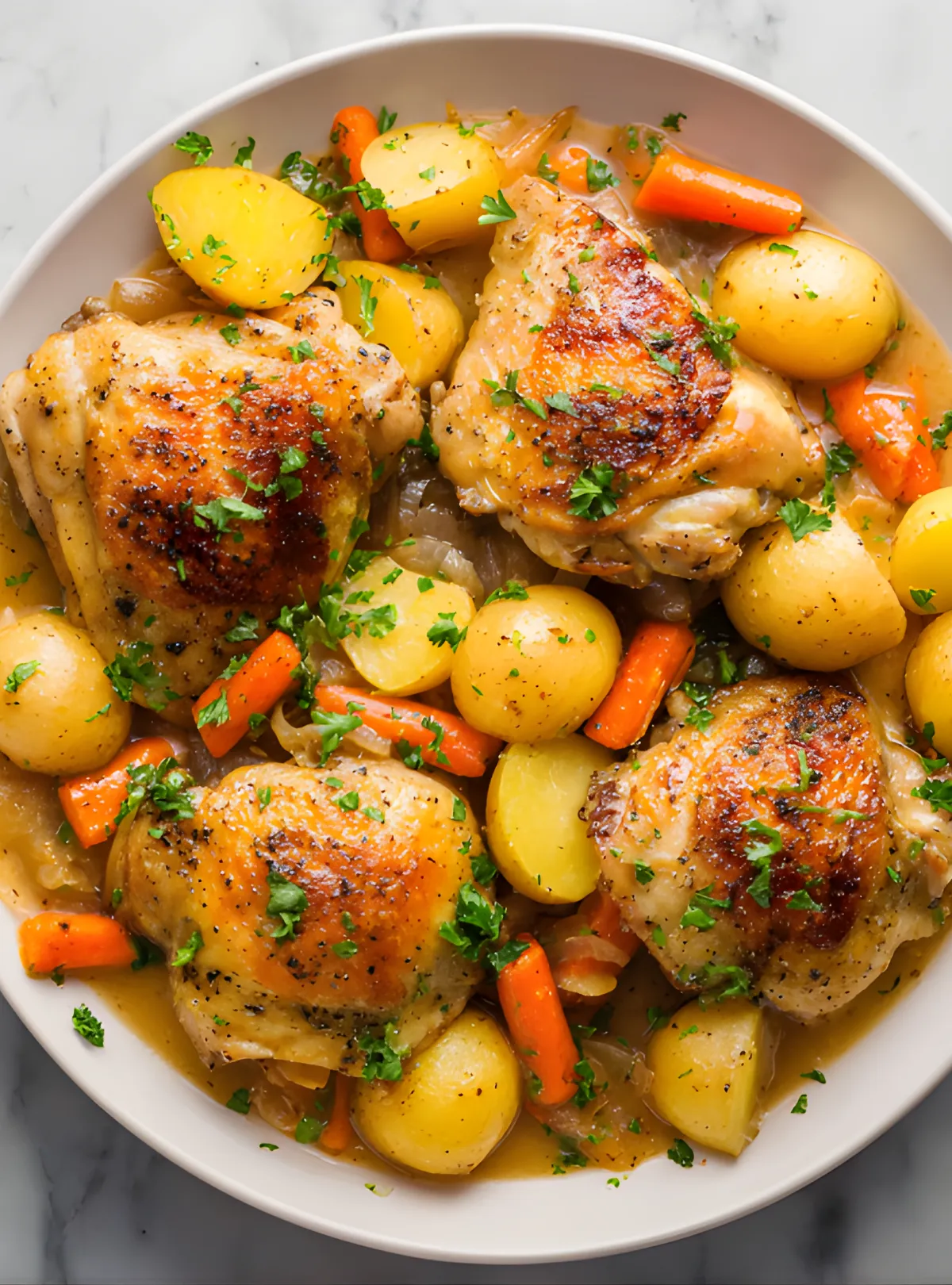 Chicken potato dinner