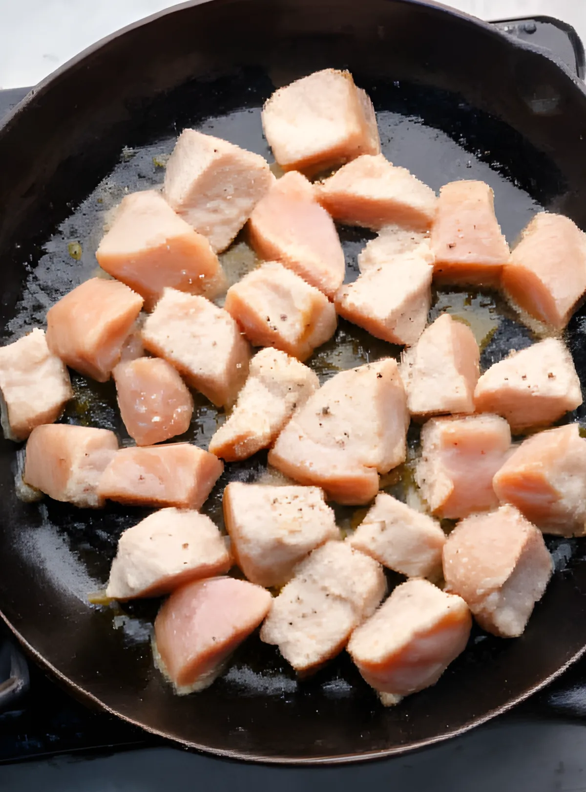 Chicken searing skillet