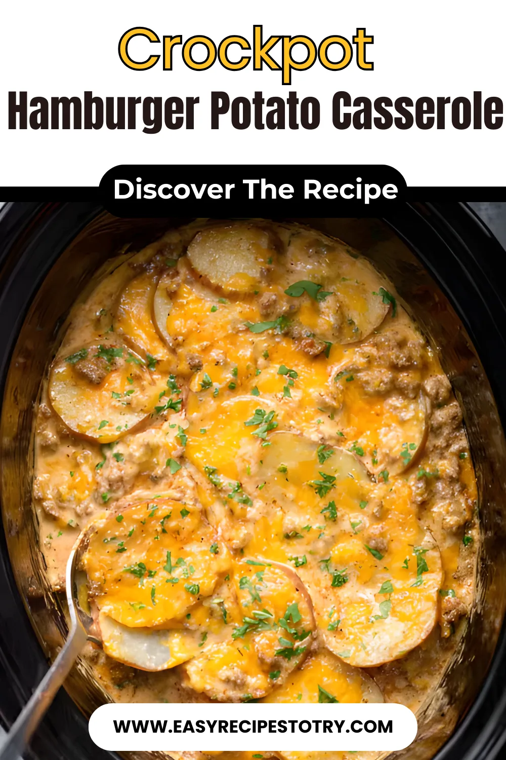 Crockpot Hamburger Potato Casserole