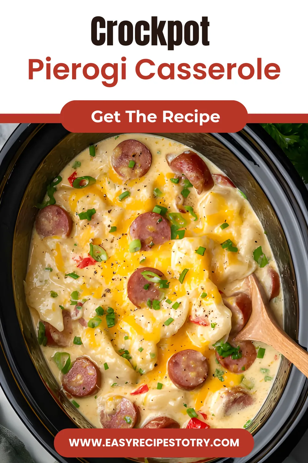 Crockpot Pierogi Casserole