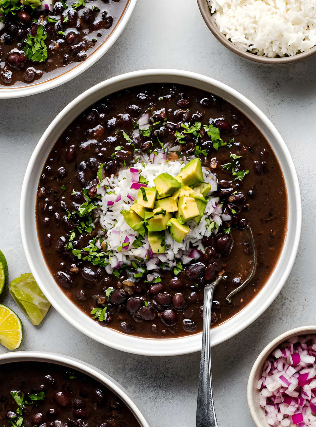 Cuban black beans bowl