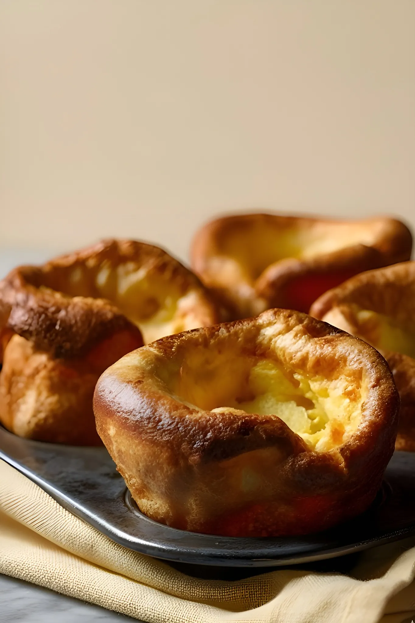 Golden Yorkshire puddings