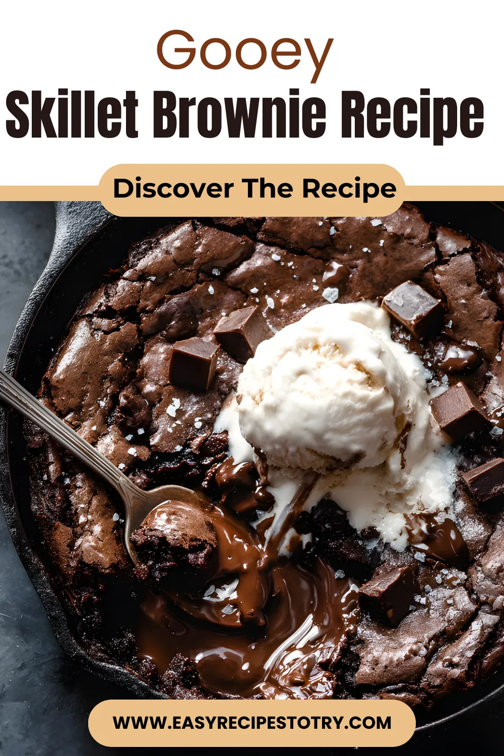 Gooey Skillet Brownie