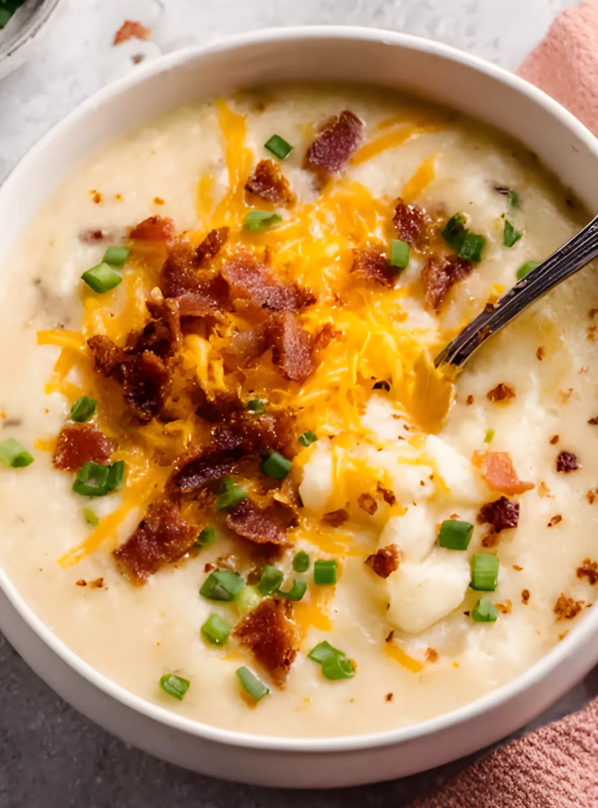 Loaded potato soup