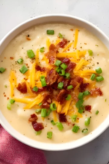 Potato soup toppings