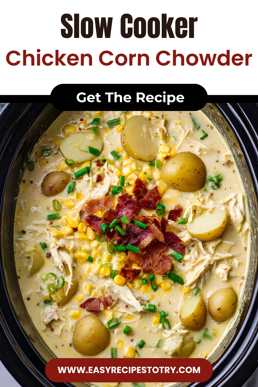 Slow Cooker Chicken Corn Chowder recipe