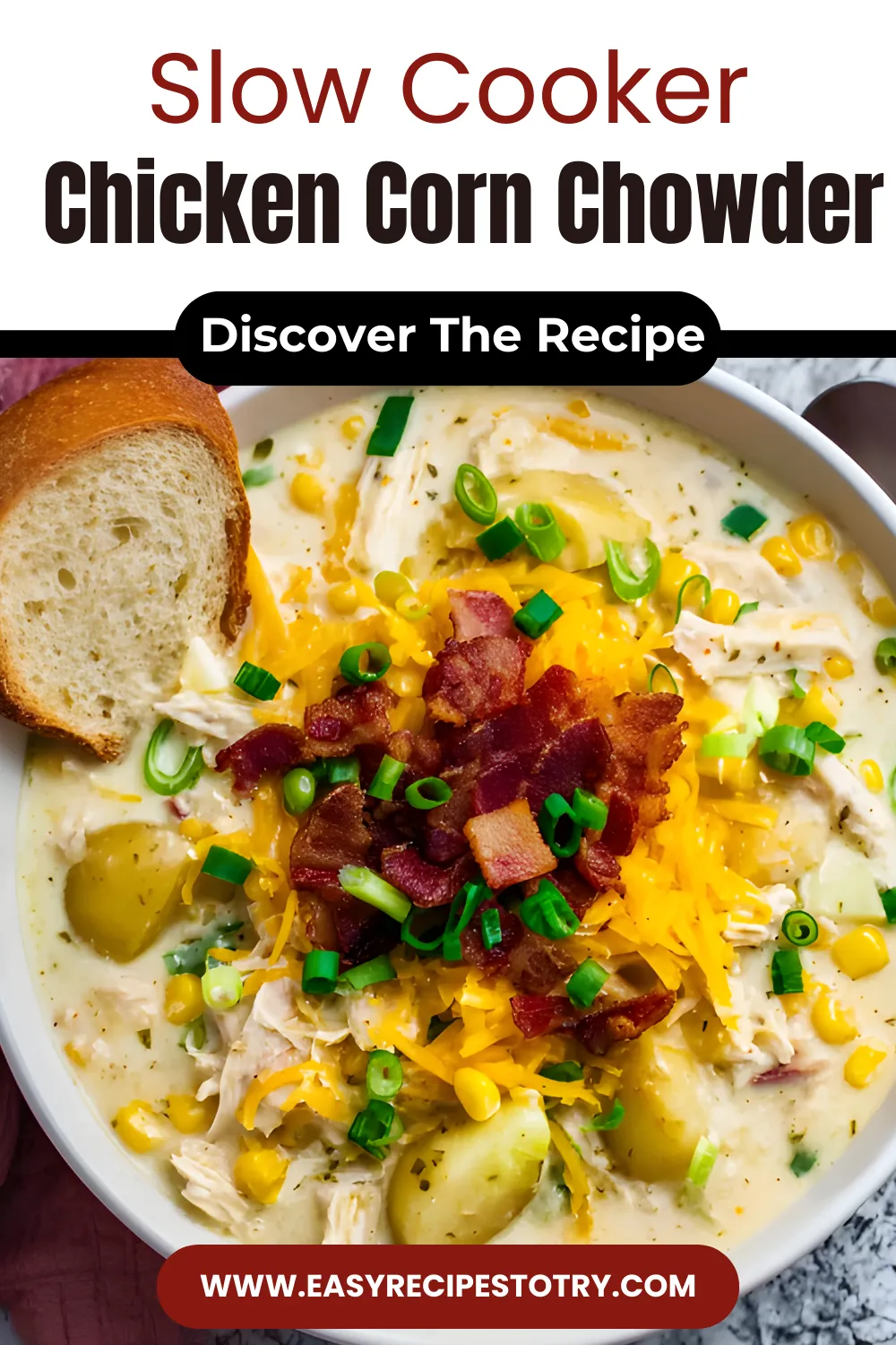 Slow Cooker Chicken Corn Chowder