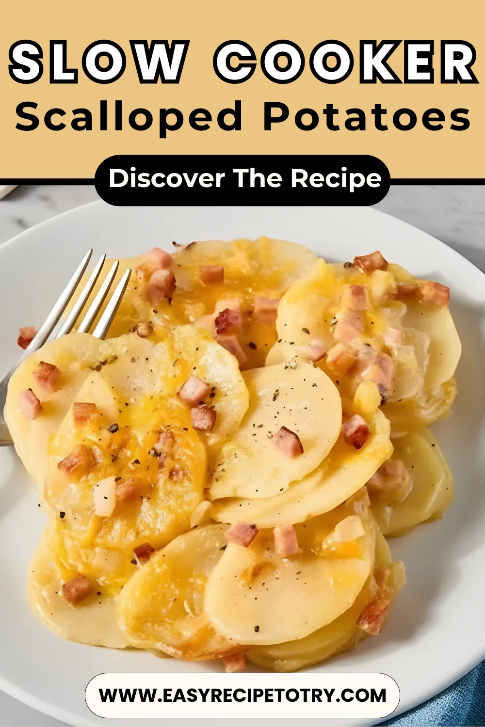 Slow Cooker Scalloped Potatoes