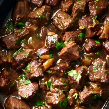 Slow cooker steak bites