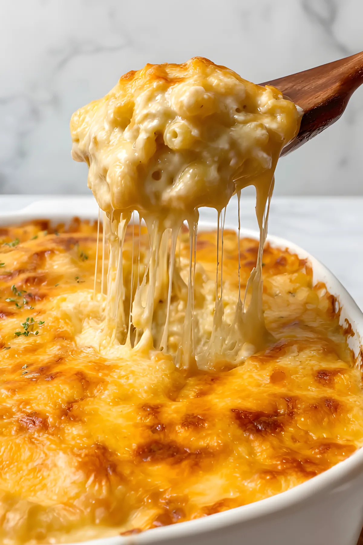Tini’s Mac and Cheese golden crust