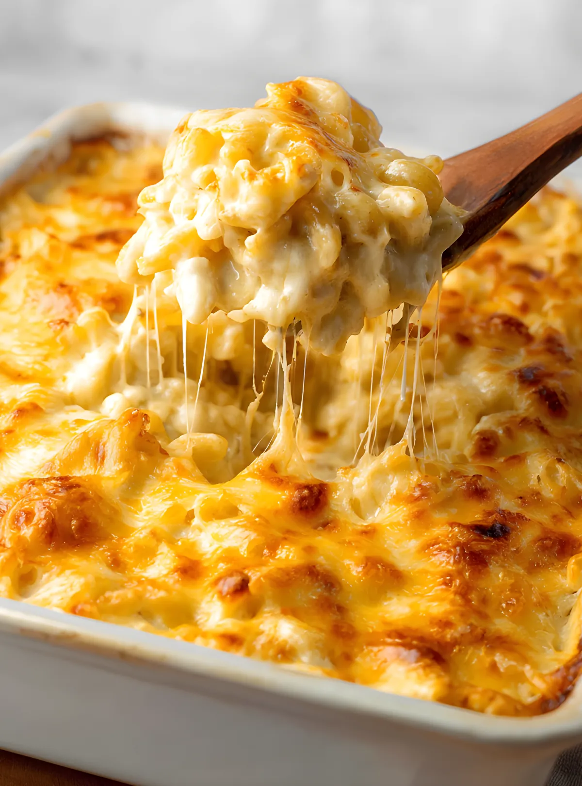 Tini’s Mac and Cheese scoop lift