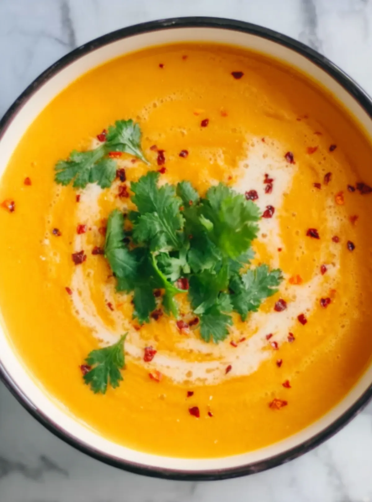 carrot soup cilantro