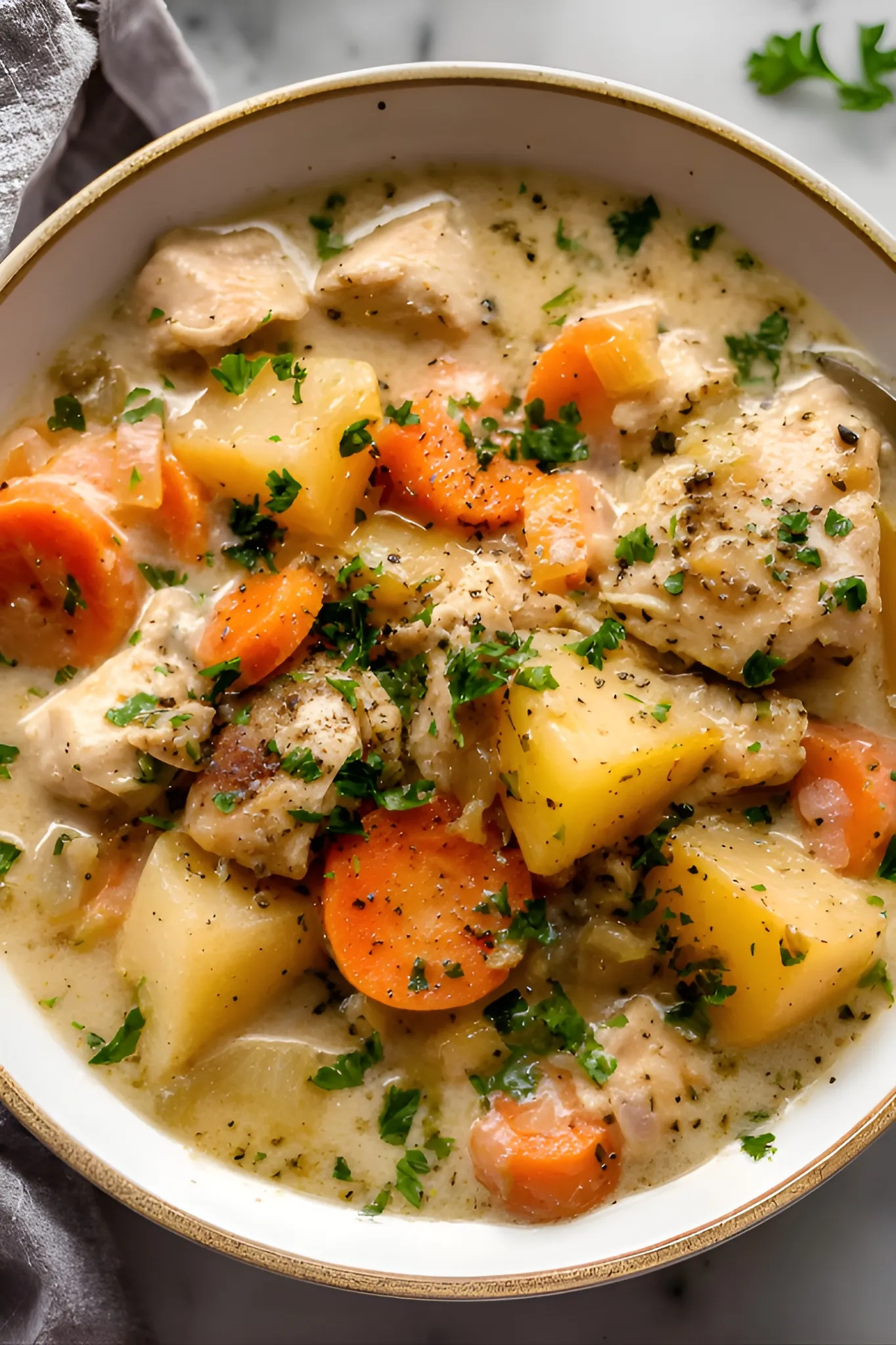 chicken potato
