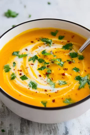 creamy carrot soup