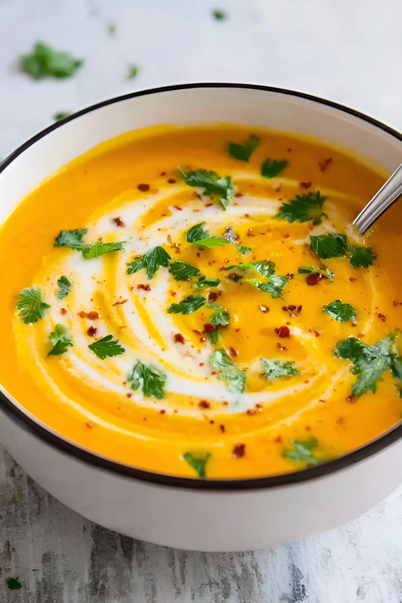 creamy carrot soup