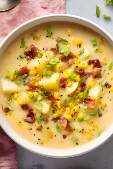 creamy potato corn chowder