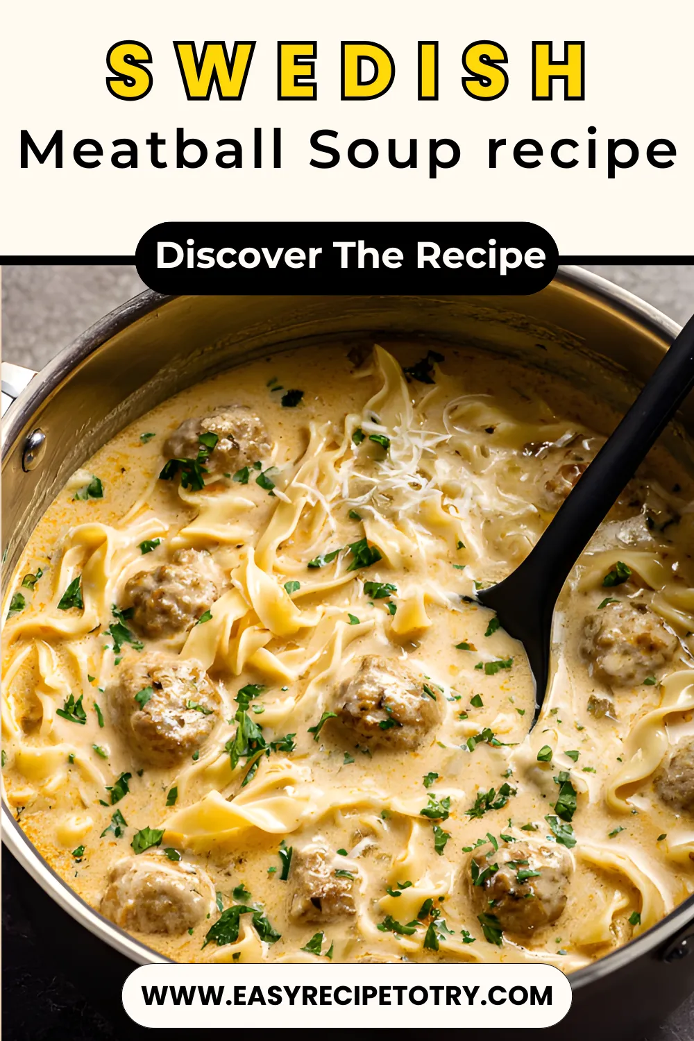 creamy swedish meatball soup recipe