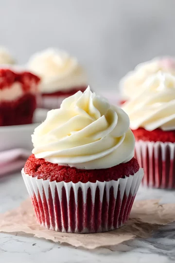red velvet cupcake frosting