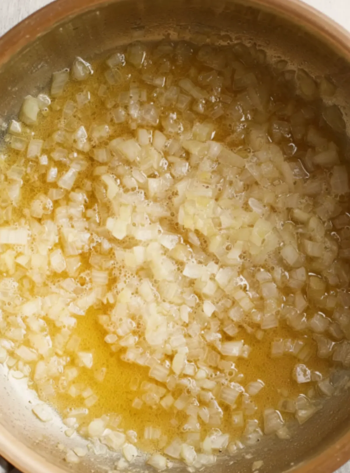 sautéed diced onions