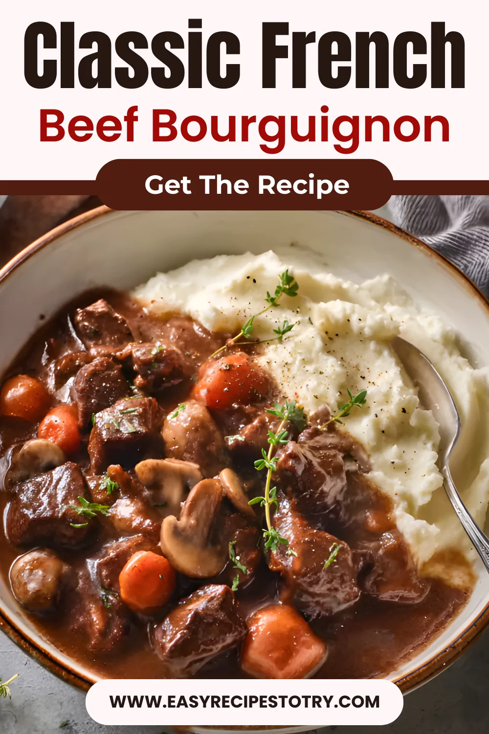 Classic French Beef Bourguignon recipe