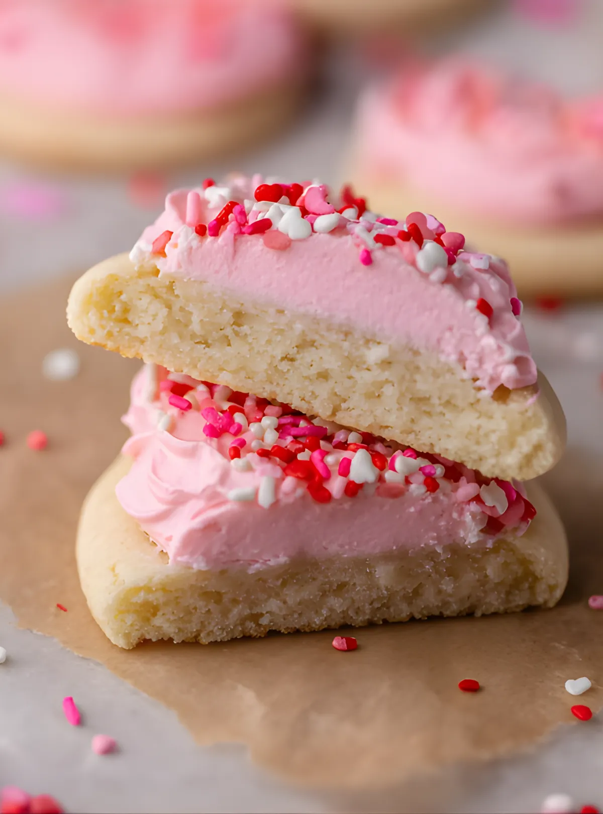 Cookie half texture view