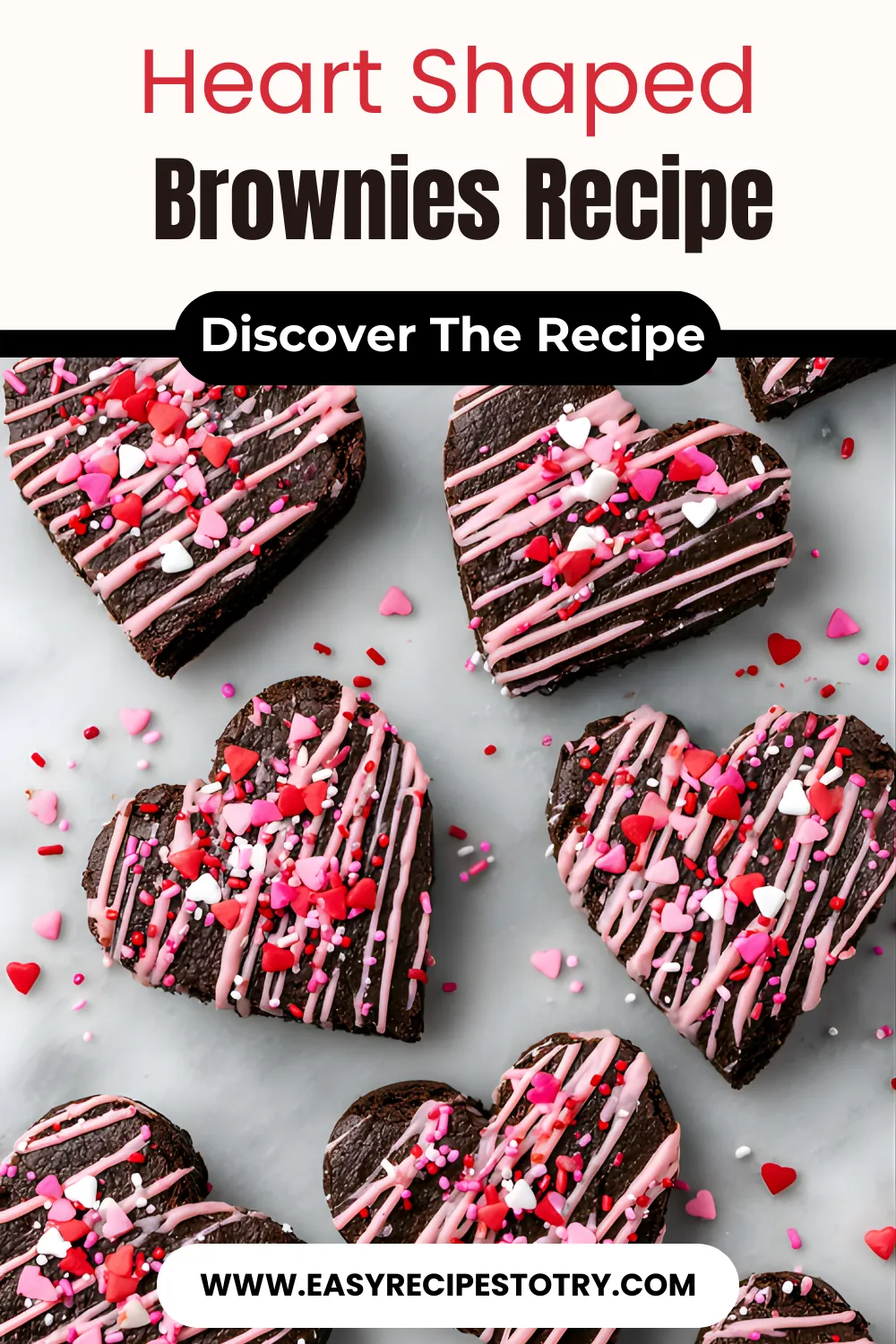 Heart Shaped Brownies Recipe