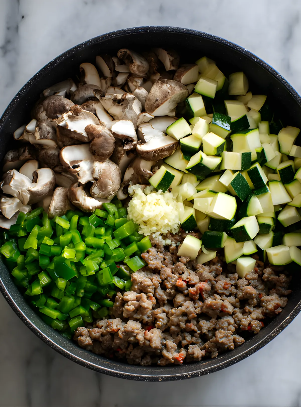 Pizza soup ingredients