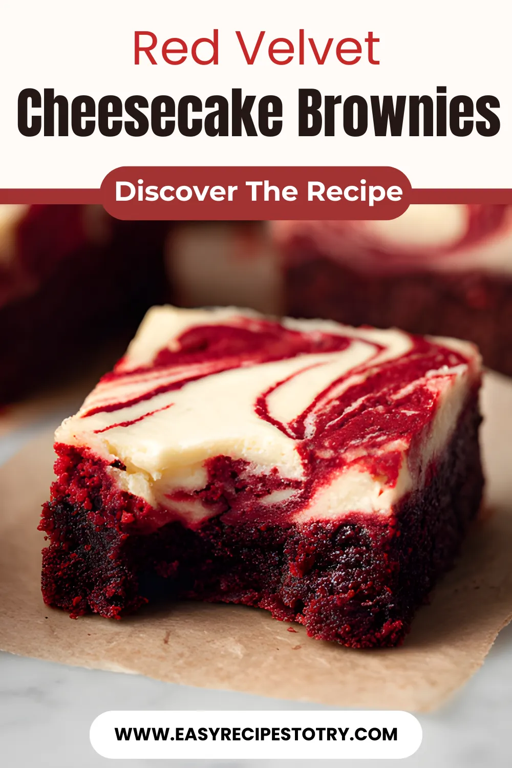 Red Velvet Cheesecake Brownies RECIPE